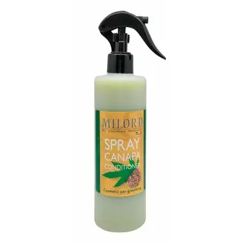 Milord Spray Canapa Conditioner спрей-кондиционер "Канапа" для собак и кошек, для ухода за шерстью - 300 мл уход за шерстью для всех возрастов для всех пород Италия 1 уп. х 1 шт. х 0.3 кг