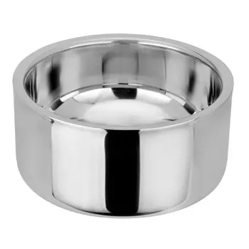 Mr.Kranch Straight Line Bowl миска из нержавеющей стали с нескользящим основанием - 700 мл для всех возрастов Индия 1 уп. х 1 шт. х 0.406 кг