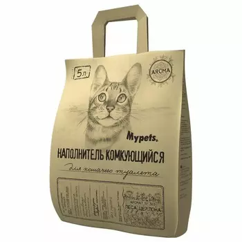 Mypets №361 наполнитель Леса Цейлона комкующийся, ароматизированный - 5 л повседневный для всех возрастов мешок Россия 1 уп. х 1 шт. х 4 кг