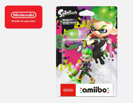 Фигурка amiibo Инклинг- мальчик (неоново зеленый) (коллекция Splatoon)