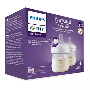 PHILIPS Набор из двух бутылочек для кормления Natural Response