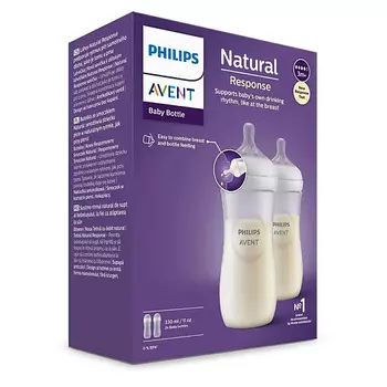 PHILIPS Набор из двух бутылочек для кормления Natural Response