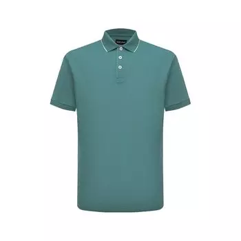 Хлопковое поло Giorgio Armani