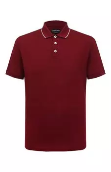 Хлопковое поло Giorgio Armani