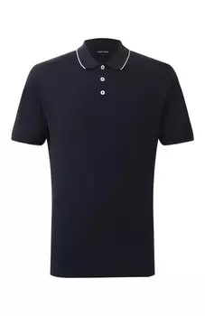 Хлопковое поло Giorgio Armani