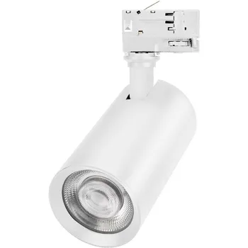 Трековый светильник трехфазный LED LGD-CALIPSO-4TR-R85-10W Day4000-MIX (WH, 38 deg, 230V, TRIAC) (Arlight, IP20 Металл) 046741