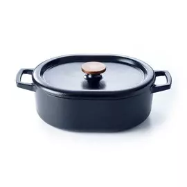 Кастрюля овальная Beka Nori 31 см с крышкой