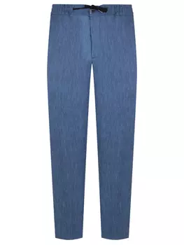 Брюки изо льна и шерсти SUIT FACTORY