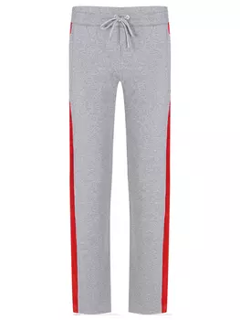 Брюки хлопковые с лампасами BIKKEMBERGS