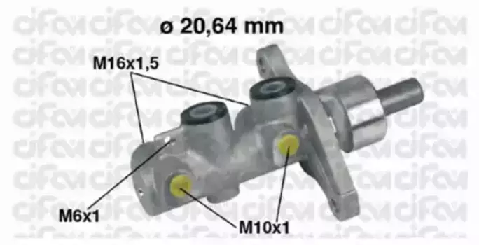 [5851002000] !гл. торм. цил. \Hyundai Atos 1.0 12V 98> 202-346 CIFAM