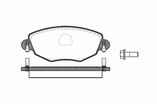 776 00 787 000B-SX=222553 !колодки дисковые п.\ Ford Mondeo III 1.8i-2.5i/2.0Di 00>