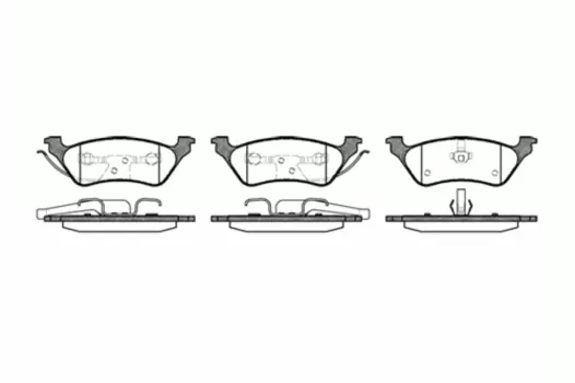 811 00 822 000B-SX !колодки дисковые з.\ Dodge Caravan, Chrysler Voyager/Grand Voyager all 00>
