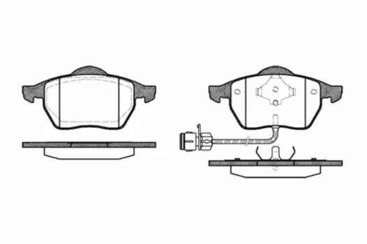 390 02 FDB590=571512B !колодки дисковые п.\ Audi 100 91-94/A4 95-00/A6 94-97