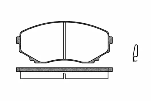 397 00 572352B=FDB1445 !колодки дисковые п.\ Mazda MPV 2.0i-3.0i/2.5TD &4WD 96>
