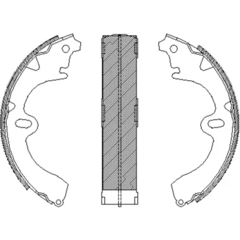 4097.00 392SBS=K2285-01=108 100-SX=FSB208 !колодки барабанные\ Toyota Carina II/E 1.6-2.0D 83-98