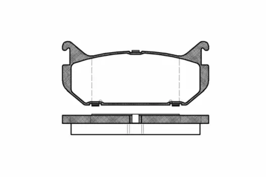416 00 FDB869=572161B !колодки дисковые з.\ Mazda 626 1.8-2.5/2.0D 92-98/Xedos6 1.6/2.0 92>