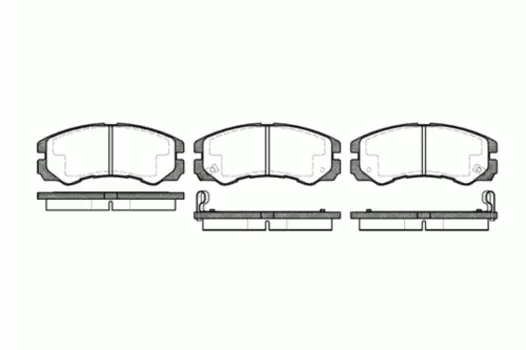 425 02 FDB1015=572348B !колодки дисковые п.\ Opel Monterey 3.2i/3.1TD 91-98