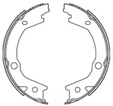 4697.00 FSB4021 [583502EA00] !колодки барабанные ручника\ Hyundai Tucson, Kia Sportage 04>