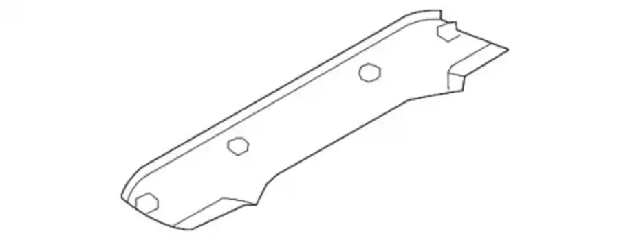 51497043354 Облицовка багажной двери Вх BMW