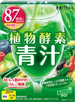 Аодзиру «комплекс 87» со вкусом яблока, 20 стиков, ITOH, годен до 12.2025