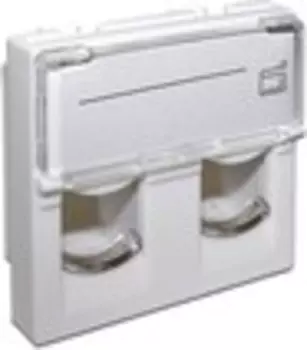 Вставка Lanmaster LAN-SIP-24L-WH Keystone белый (упак.:1шт)