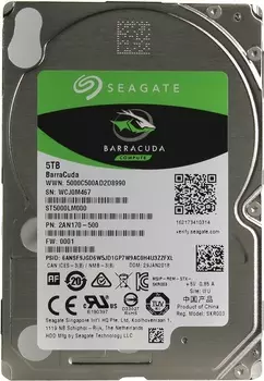 Жесткий диск SEAGATE Barracuda 2.5 5Tb 5.4K SATA3