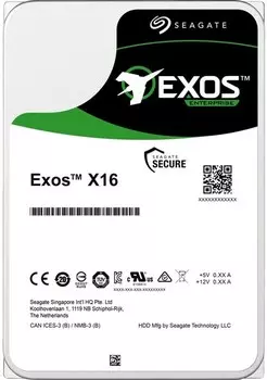 Жесткий диск SEAGATE Exos X16 3.5 12TB 7.2K SATA3