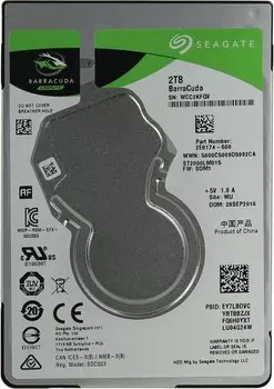 Жесткий диск SEAGATE Original 2.5 2TB 5.4K SATA3