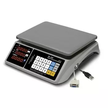 Весы MERCURY M-ER 328AC-15.2 LED с RS-232 и USB(COM)
