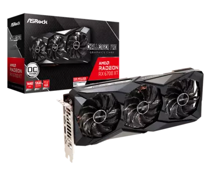 Видеокарта ASRock Radeon RX 6700 XT 12 ΓБ Retail
