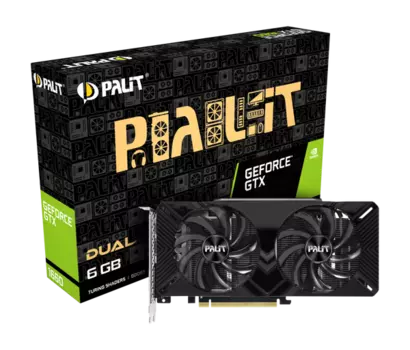 Видеокарта Palit GeForce GTX 1660 6 ΓБ Retail