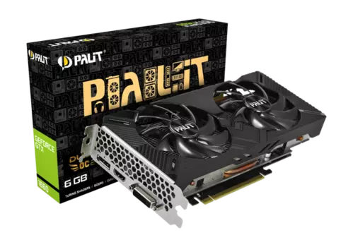 Видеокарта Palit GeForce GTX 1660 6 ΓБ Retail