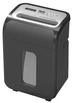 Уничтожитель бумаг Buro Office BU-S1501-8M, P-5, 3х9 мм, 8 лист. одновременно, 20л [os1501-8m]