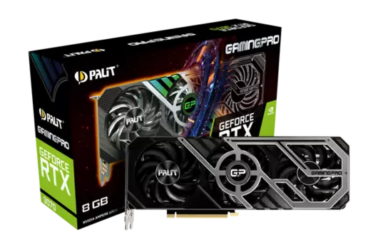 Видеокарта Palit GeForce RTX 3070 8 ΓБ Retail