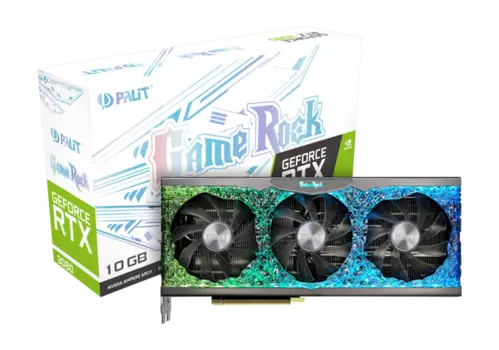 Видеокарта Palit GeForce RTX 3080 10 ΓБ Retail LHR