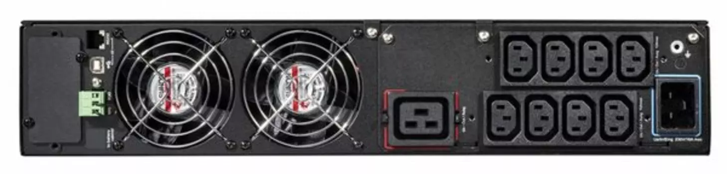 UPS Eaton 5SC3000IRT, line-interactive, housing design rack-mount 2U, 3000VA, 2700W, 8pcs IEC 320 C13 sockets, 8 with