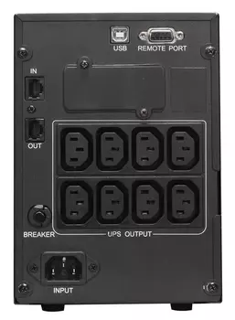 UPS Powercom Smart King Pro+ SPT-1000 LCD 800W 1000Va black