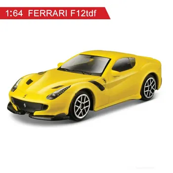 1:64 Модель автомобиля из сплава Lafarenzo 488 599 SF90 F12 Игрушечная модель автомобиля Ferrari серый