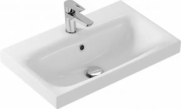 Раковина Cersanit мебельная MODUO 60 узкая 1 отв.(S-UM-MOD60SL/1)