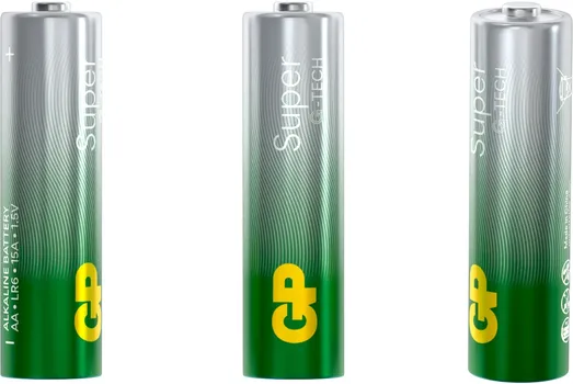 Батарейка GP Super Alkaline, AA (LR6), 1.5V, 4 шт. (4891199226175)