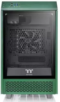Компьютерный корпус miniITX Thermaltake The Tower 100 Racing Green черный (ca-1r3-00scwn-00)