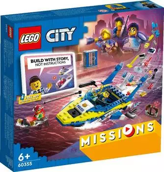 Конструктор Lego City Missions Water Police Detective Missions [60355]