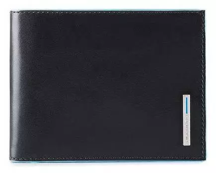 Кошелек мужской Piquadro Blue Square черный, кожа натуральная (pu1239b2r/n)