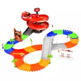 Трек 1toy Пожарная станция гибкий 119 деталей