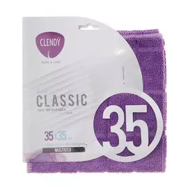Тряпка Clendy из микрофибры 35x35 см в ассортименте