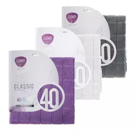 Тряпка Clendy из микрофибры 40x60 см в ассортименте