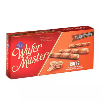 Трубочки вафельные Cizmeci Time Wafer Master Арахис 65 г
