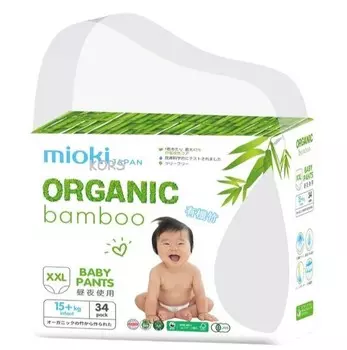 Трусики-подгузники Marabu Марабу Bamboo XXL 15+ кг 34 шт
