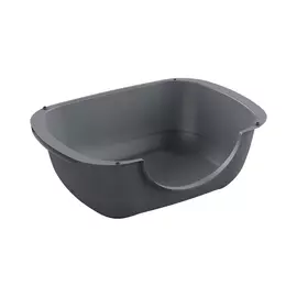 Туалет для кошек Rotho Bella чёрный 56х39х19 см