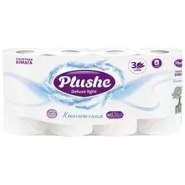 Туалетная бумага Plushe Deluxe Light Classic 8 рулона